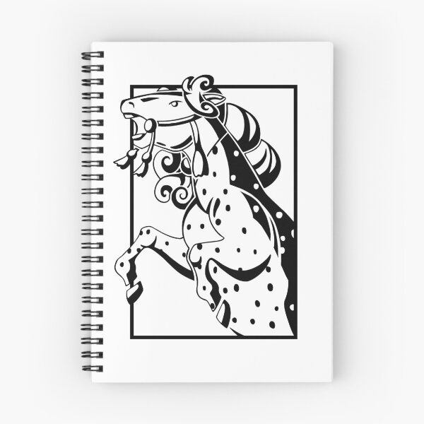 Item preview, Horse Illustration (black) designed and sold by Hachikai.