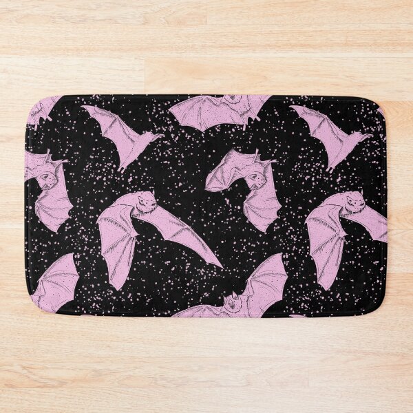 Item preview, Baby Pink Bat Pattern designed and sold by Gemma Compton.