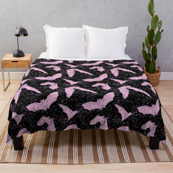 Item preview, Baby Pink Bat Pattern designed and sold by Gemma Compton.