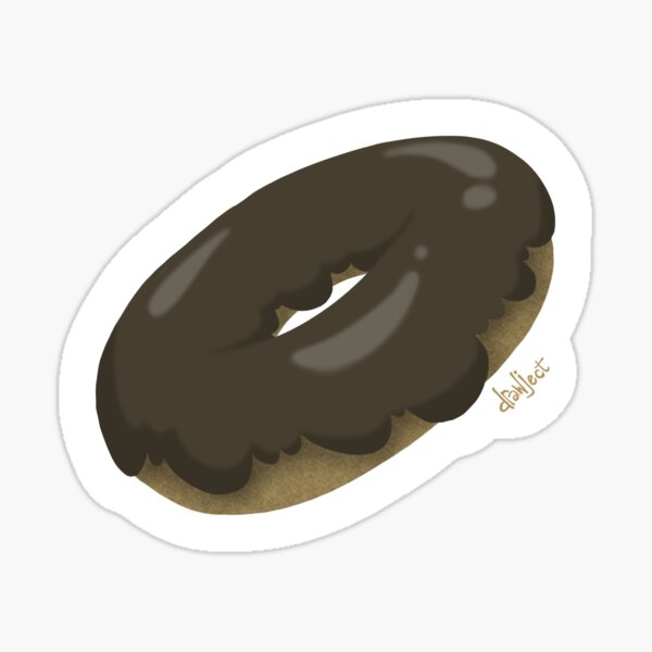Chocolate Donut Sticker