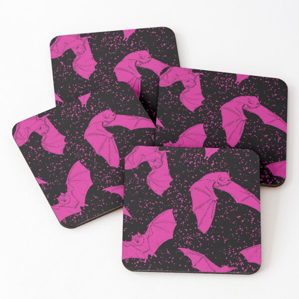 Item preview, Hot Pink Bat Pattern designed and sold by Gemma Compton.
