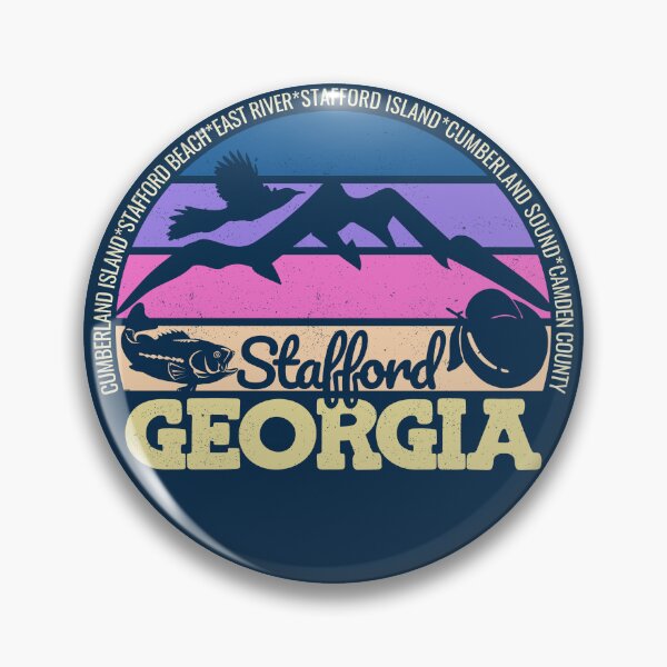Item preview, Stafford Georgia Sunset Retro Vintage Local Pride Logo designed and sold by CRHPOD20.