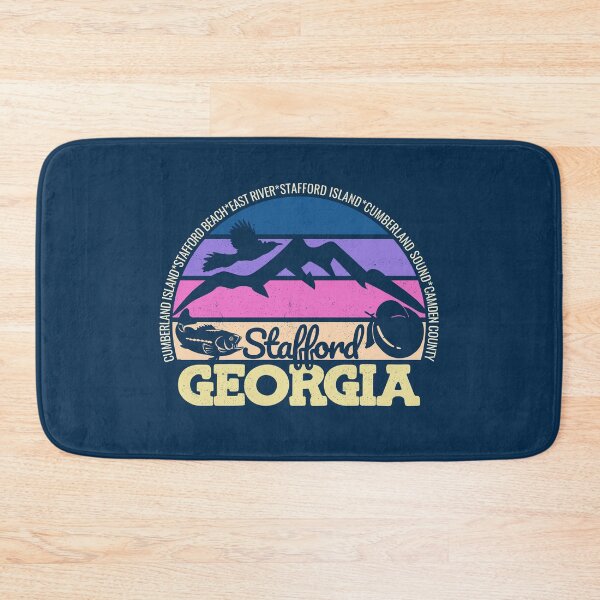 Item preview, Stafford Georgia Sunset Retro Vintage Local Pride Logo designed and sold by CRHPOD20.