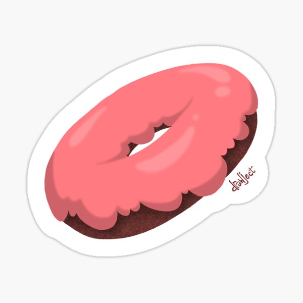 Cherry Donut Sticker