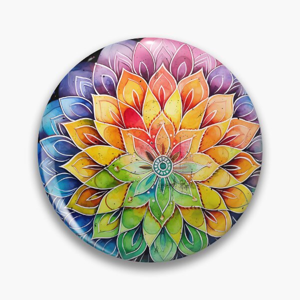 Item preview, Lotus Mandala Rainbow designed and sold by ElLocoMus.