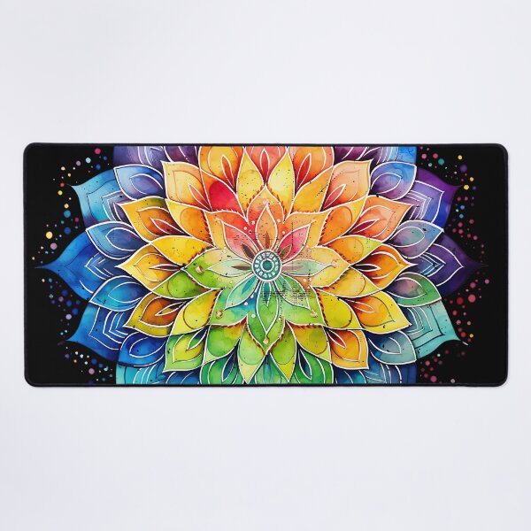 Item preview, Lotus Mandala Rainbow designed and sold by ElLocoMus.