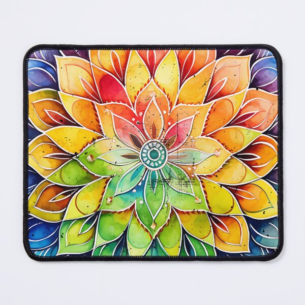 Item preview, Lotus Mandala Rainbow designed and sold by ElLocoMus.
