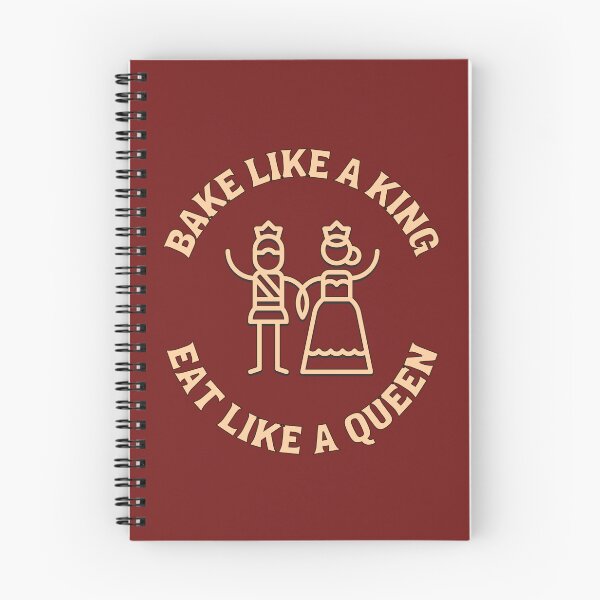 Item preview, Bake Like a King Eat Like a Quee designed and sold by nuevo-arte.