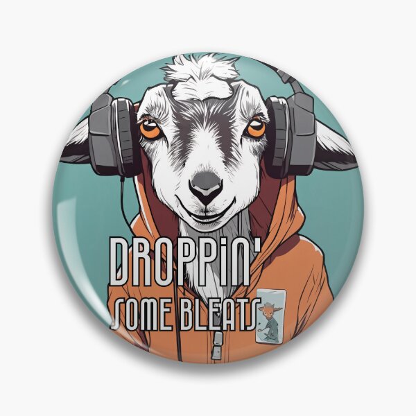 Item preview, Droppin' Some Bleats - Tego the GOAT designed and sold by ILikeToasters.