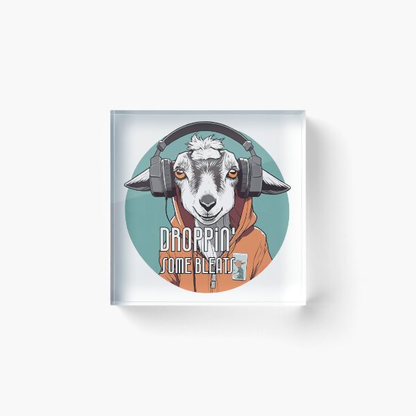 Item preview, Droppin' Some Bleats - Tego the GOAT designed and sold by ILikeToasters.