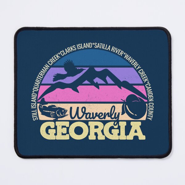 Item preview, Waverly Georgia Sunset Retro Vintage Local Pride Logo designed and sold by CRHPOD20.