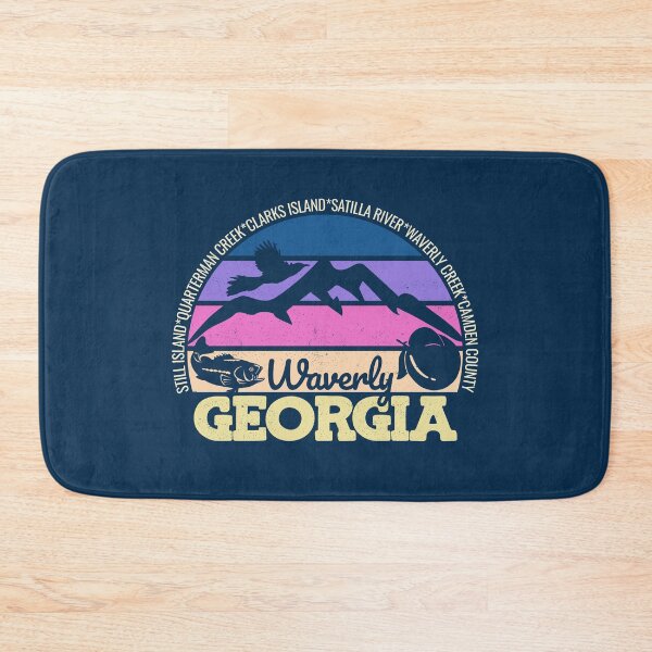Item preview, Waverly Georgia Sunset Retro Vintage Local Pride Logo designed and sold by CRHPOD20.