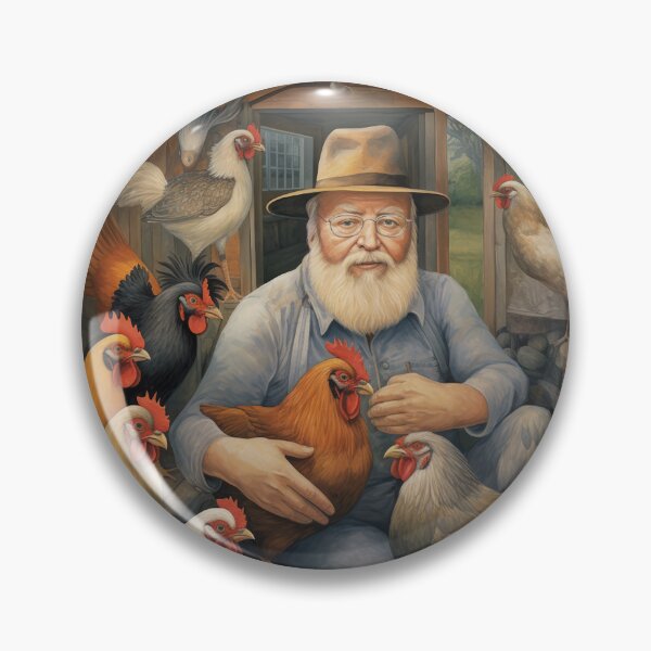 Item preview, Farmer with His Many Chickens designed and sold by YoPedro.
