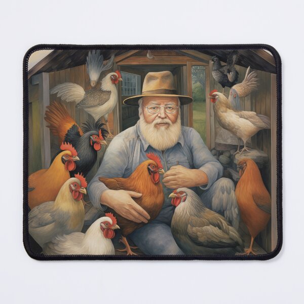 Item preview, Farmer with His Many Chickens designed and sold by YoPedro.