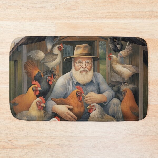 Item preview, Farmer with His Many Chickens designed and sold by YoPedro.
