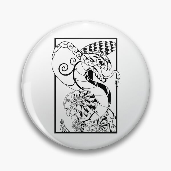 Item preview, King Cobra Illustration (black) designed and sold by Hachikai.