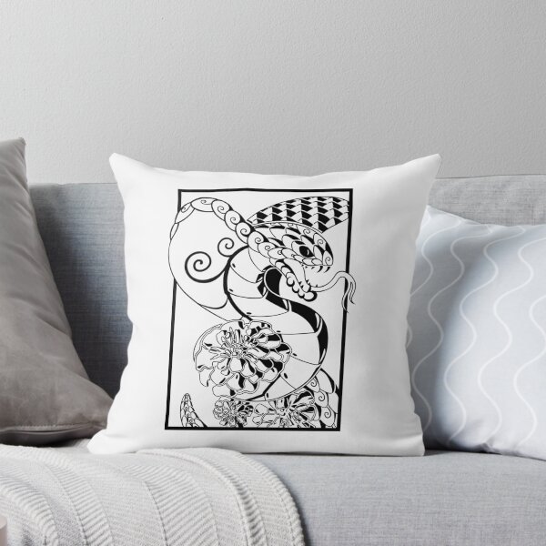 Item preview, King Cobra Illustration (black) designed and sold by Hachikai.