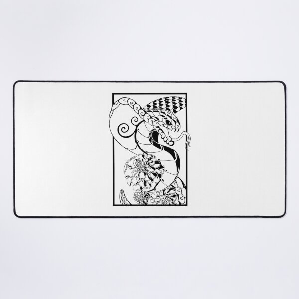 Item preview, King Cobra Illustration (black) designed and sold by Hachikai.