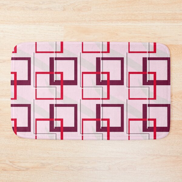 Item preview, Strawberry Sixties Square Repeating Pattern designed and sold by kernowerno.
