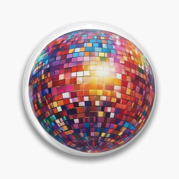 Item preview, A colorful disco ball shining with the magical rhythm of the night invites you to dance! designed and sold by trendmrend.