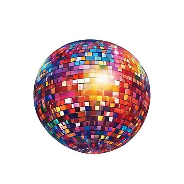 colorful disco ball png