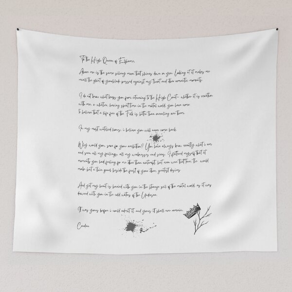 Item preview, The Cruel Prince Cardan Letters To Jude Duarte The Folk Of The Air designed and sold by ChapterChums.