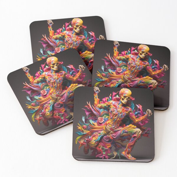 Item preview, Halloween: Vivid Vagabond (Dancing Skeleton) designed and sold by Digital Contours.