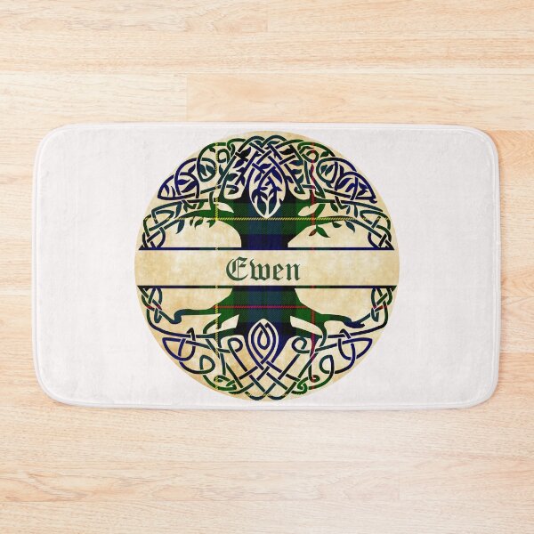 Item preview, Ewen Tree of Life Clan Scottish Surname tartan designed and sold by BagTown Clans.