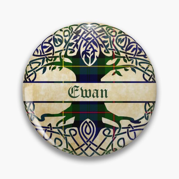 Artikelvorschau, Ewan Tree of Life Clan schottischer Nachname Tartan entworfen und verkauft von BagTown Clans.