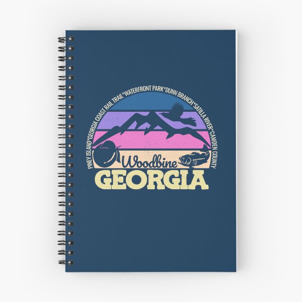 Item preview, Woodbine Georgia Sunset Retro Vintage Local Pride Logo designed and sold by CRHPOD20.