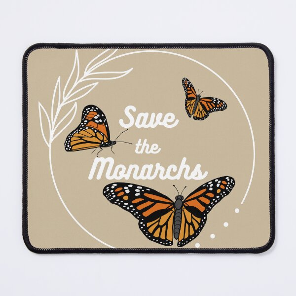 Item preview, Save the Monarchs (White Text) designed and sold by Lampblack and Bone.