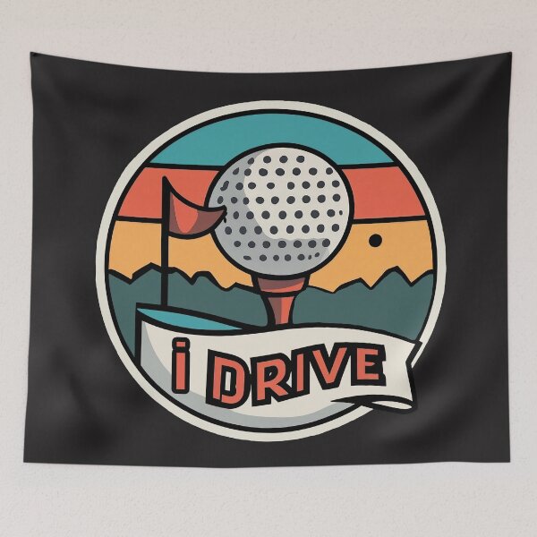 Item preview, Golfers I Drive Golf Ball designed and sold by Trace1234.