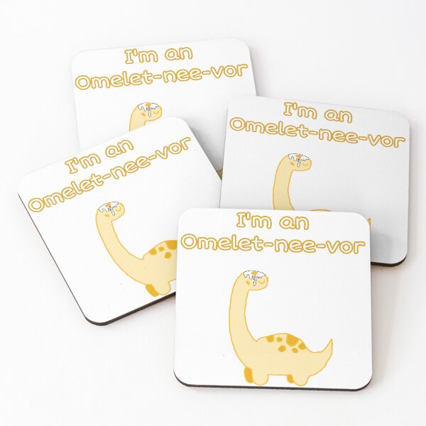 Item preview, Im an Omelet-nee-vor Egg brontosaurus  designed and sold by Monkeyshab.