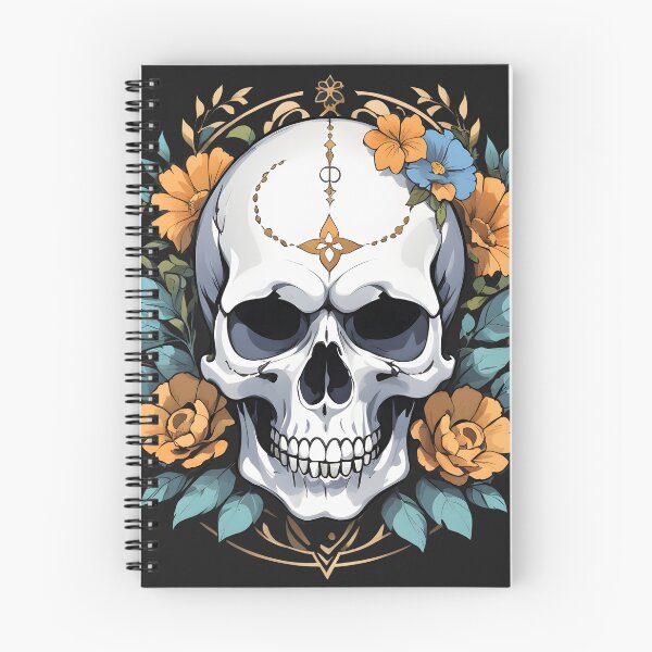 Item preview, Beautifully Macabre Gothic Floral Skull designed and sold by Cawaiico.