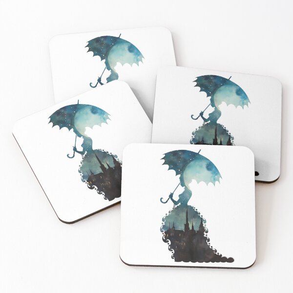 Item preview, Gothic Lady Silhouette and Skyline designed and sold by SchorlCraft.
