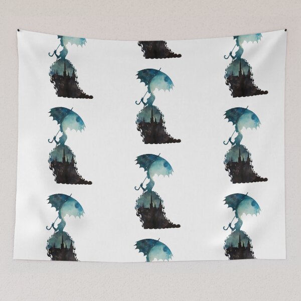Item preview, Gothic Lady Silhouette and Skyline designed and sold by SchorlCraft.