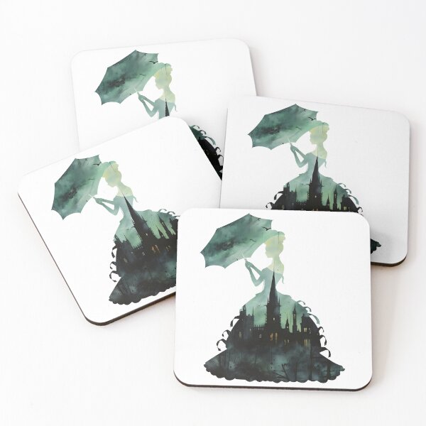 Item preview, Gothic Lady Silhouette and Skyline designed and sold by SchorlCraft.