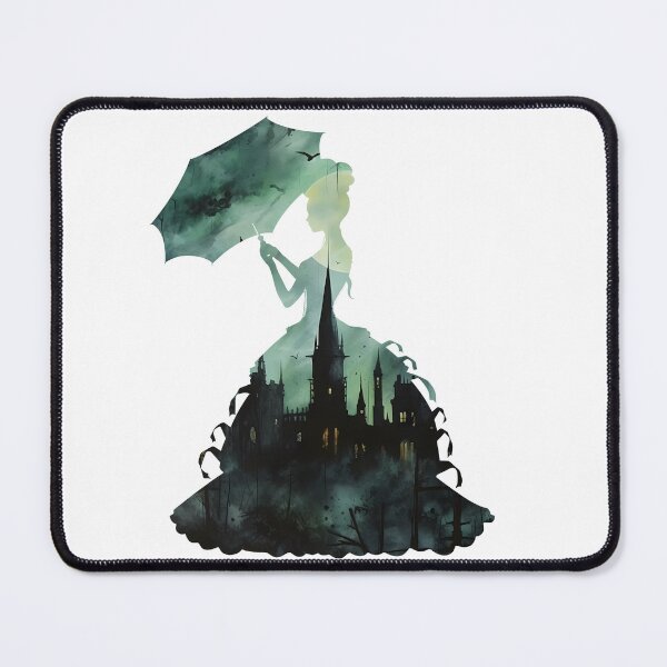 Item preview, Gothic Lady Silhouette and Skyline designed and sold by SchorlCraft.