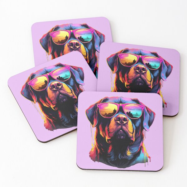 Item preview, Neon Rottweiler designed and sold by ZombieLH.