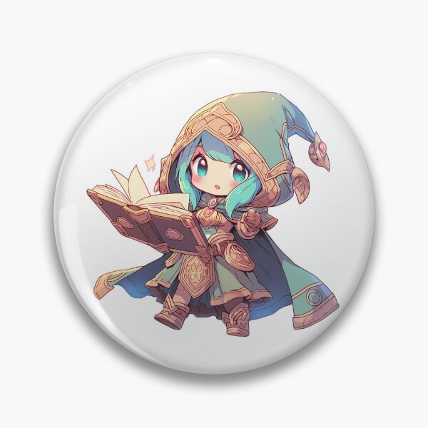 Item preview, Quirky Wizard Chibi designed and sold by RaineDDesigns.