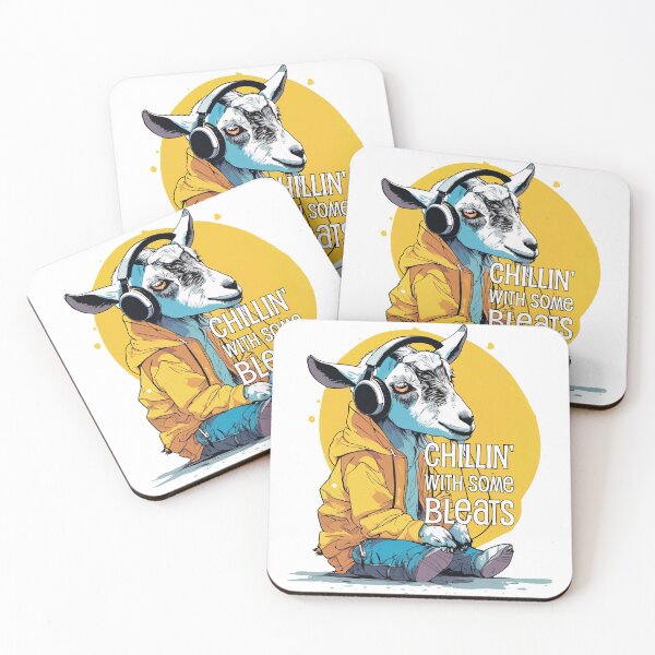 Item preview, Chillin' With Some Bleats - Tego the Goat designed and sold by ILikeToasters.