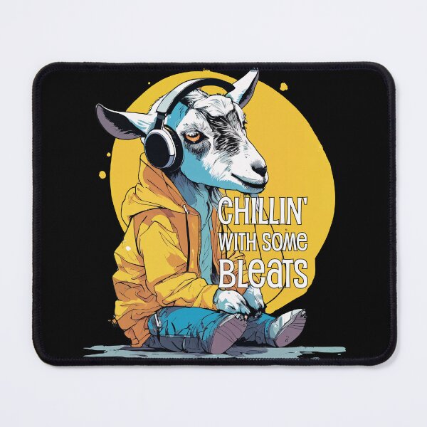 Item preview, Chillin' With Some Bleats - Tego the Goat designed and sold by ILikeToasters.