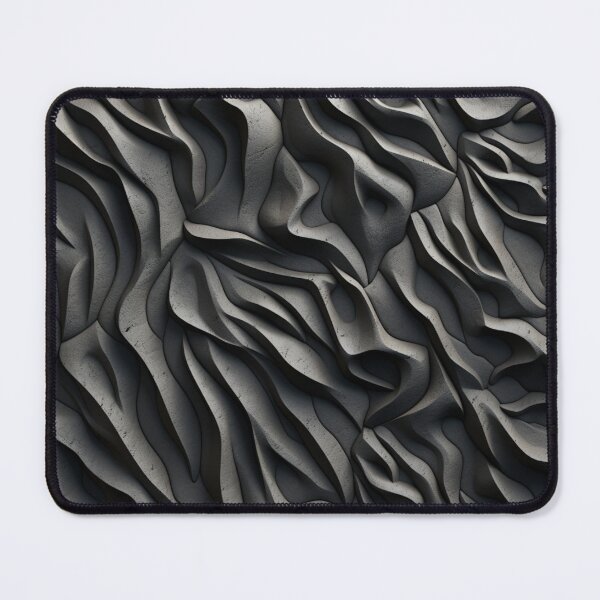 Item preview, 3D abstract black stone texture designed and sold by LazyLifestyle.