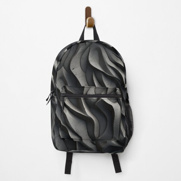 Item preview, 3D abstract black stone texture designed and sold by LazyLifestyle.