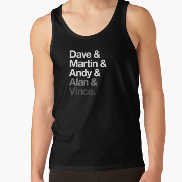 Dave & Martin & Andy & Alan & Vince (dark background) Tank Top