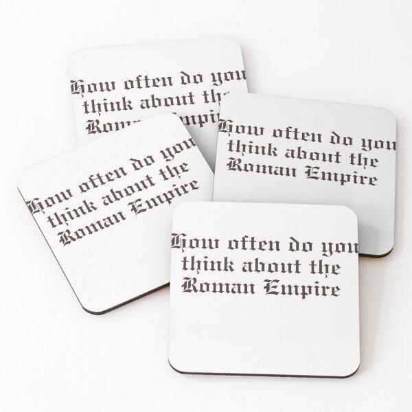 Item preview, How Often Do you Think About The Roman Empire designed and sold by WORDDOT.