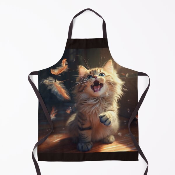 Item preview, "Feathery Feline Delight" designed and sold by ChamounVisual.