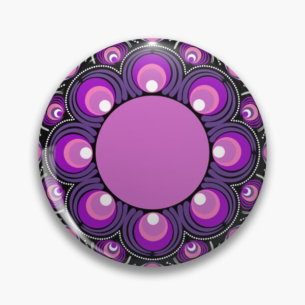 Item preview, Pearls in Purple Flames Dot Mandala designed and sold by Triplicate Limited.