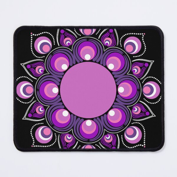 Item preview, Pearls in Purple Flames Dot Mandala designed and sold by Triplicate Limited.