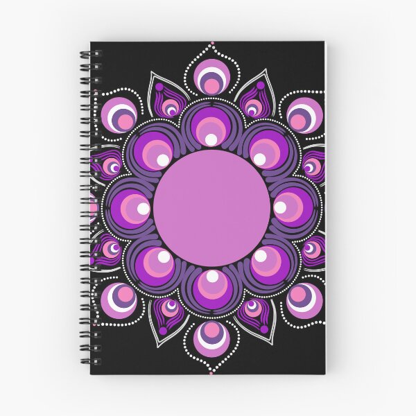 Item preview, Pearls in Purple Flames Dot Mandala designed and sold by Triplicate Limited.
